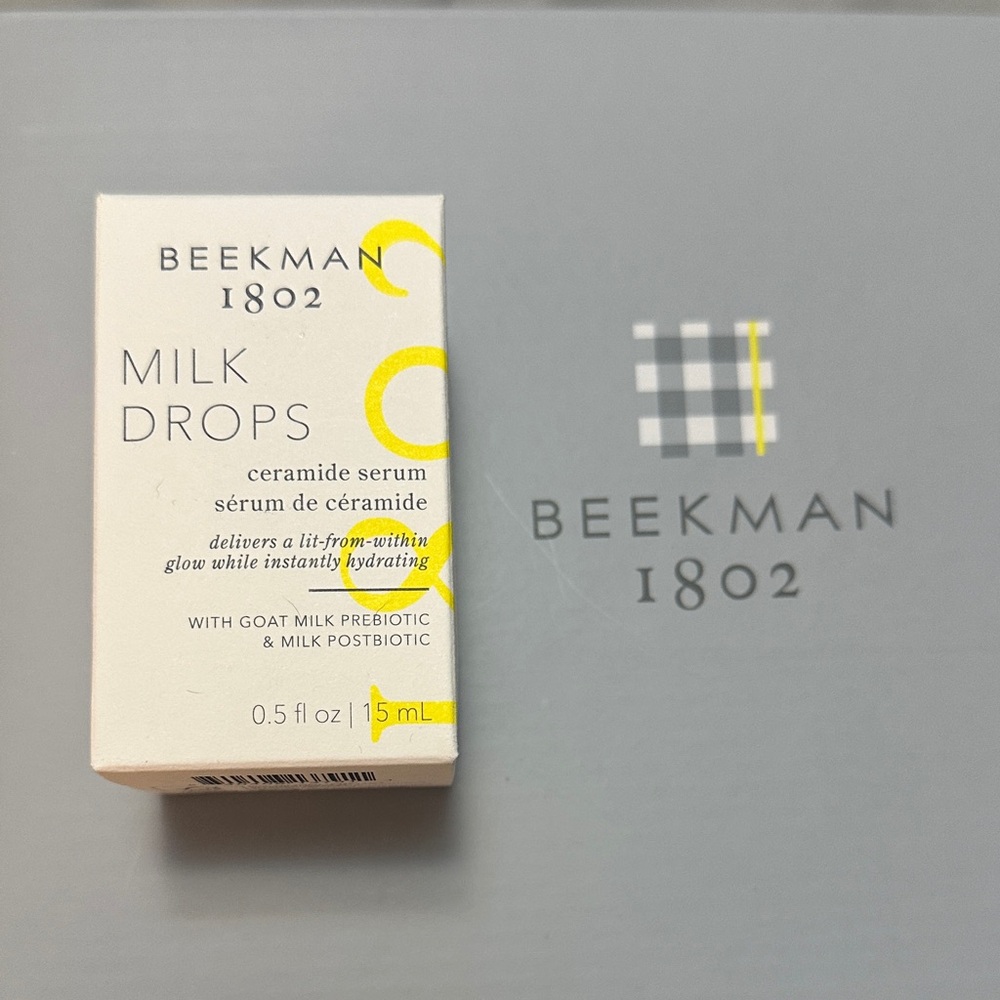 Beekman 1802 Milk Drops Ceramide Serum - White and Yellow